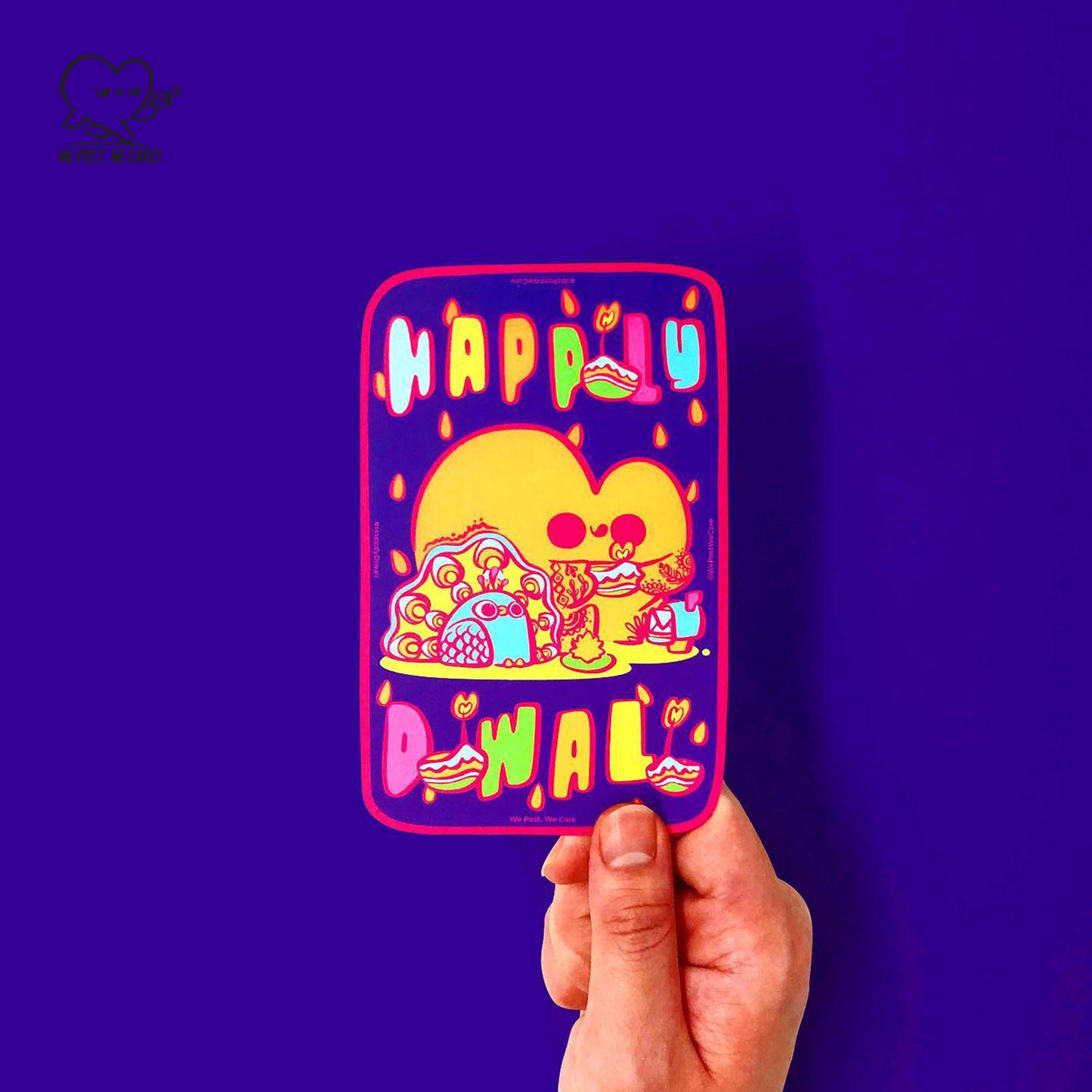 Happy Diwali by WePostWeCare | Postcard