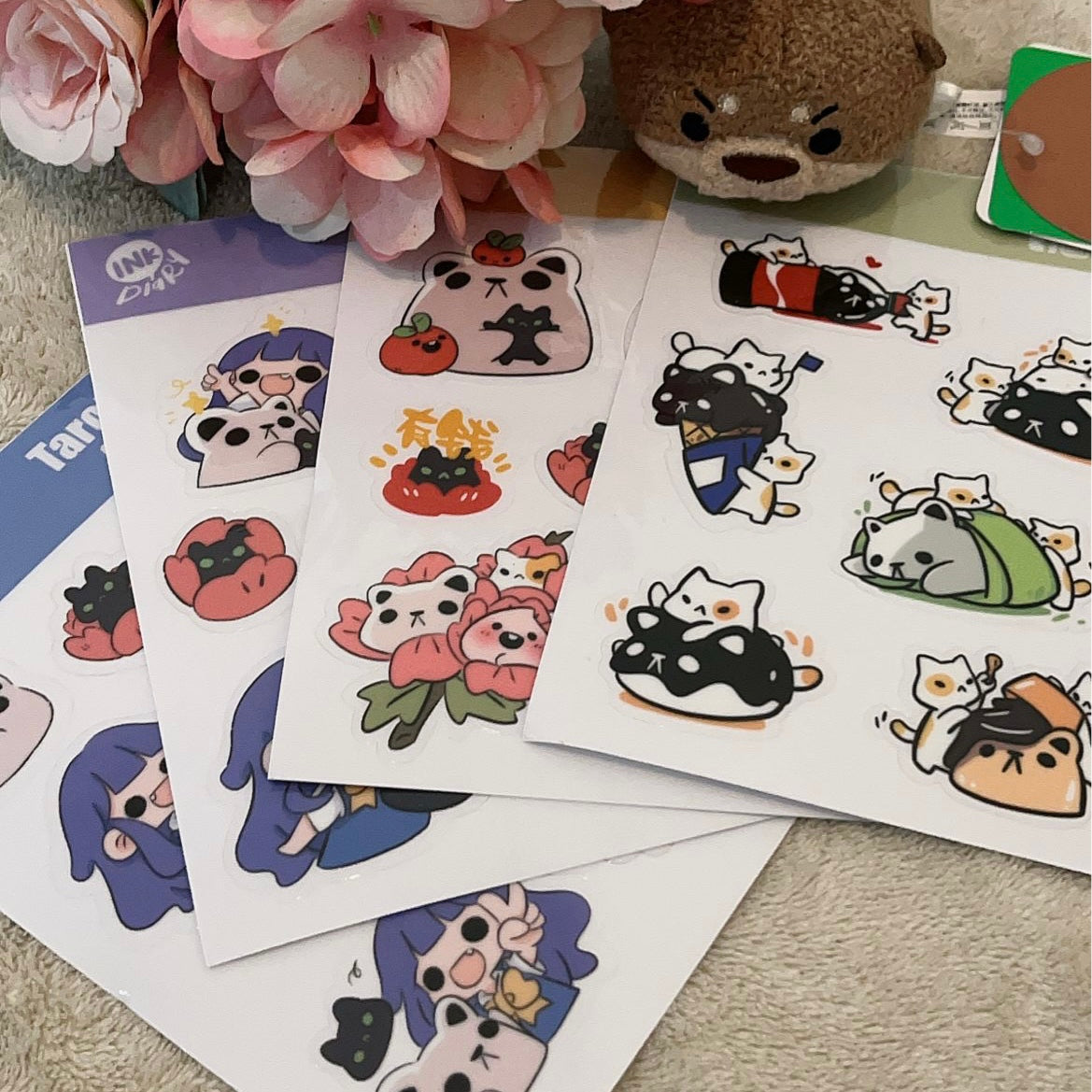 INK.DIARY STICKER SHEET- LUCKY 2024