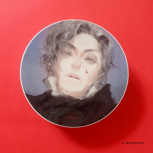 375 Waterproof Vinyl Sticker - Round 3" / 76.2mm