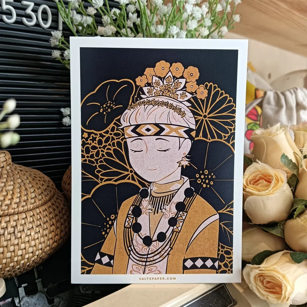 Salt x Paper Postcard - Ethnic Beauty