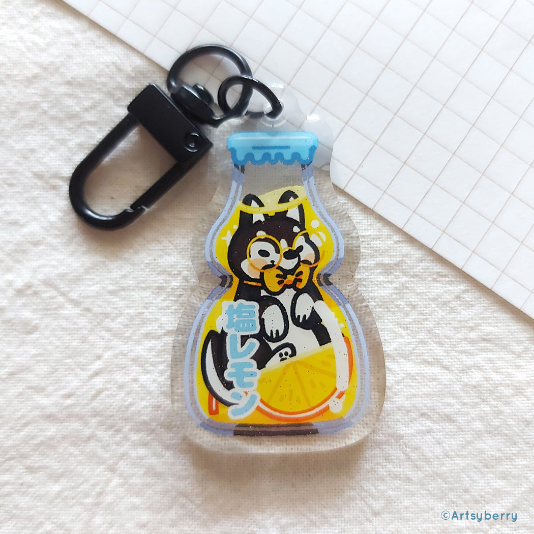 Acrylic Charm // Salt Lemon Husky Kun