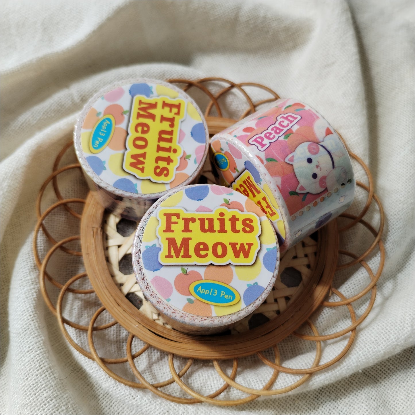 Washi Tape - Fruit Meow