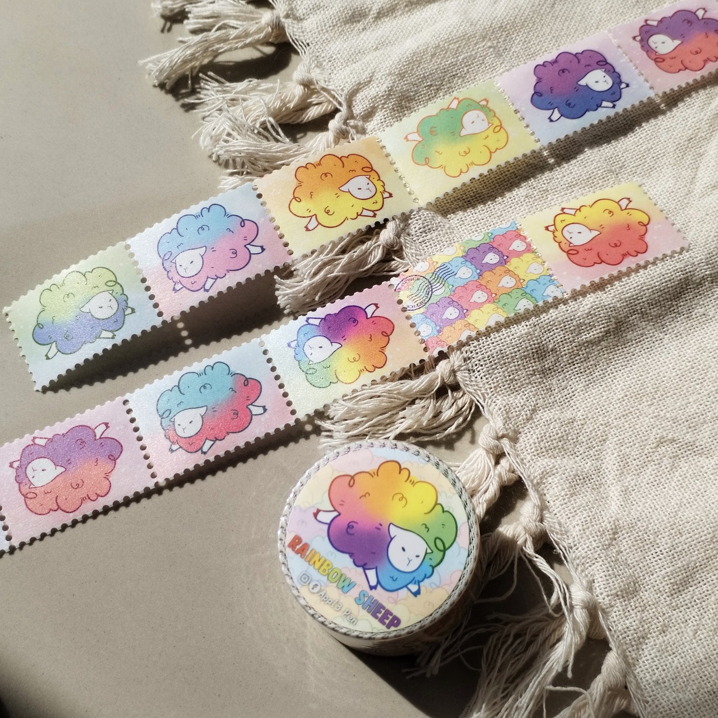 Washi Tape - Rainbow Sheep