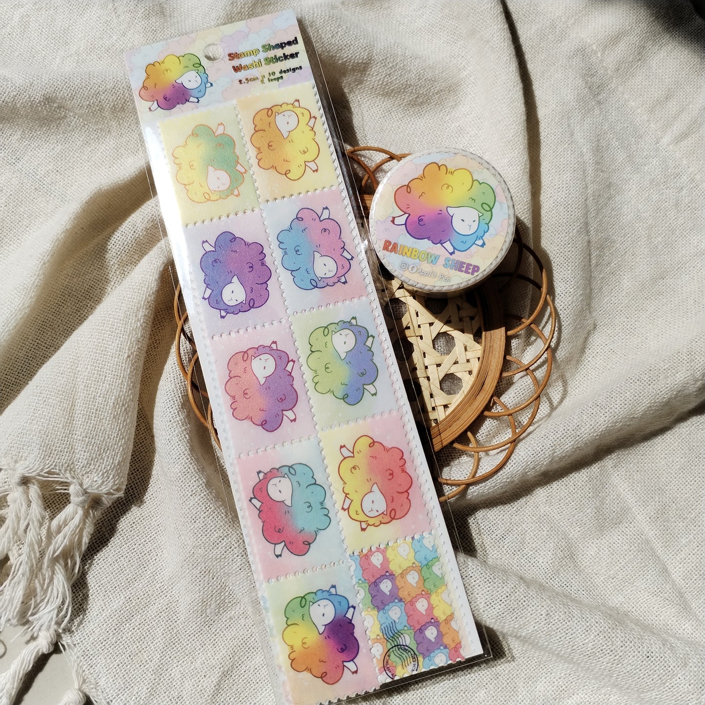 Washi Tape - Rainbow Sheep