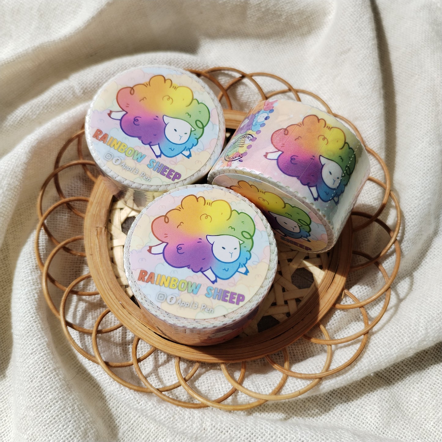 Washi Tape - Rainbow Sheep