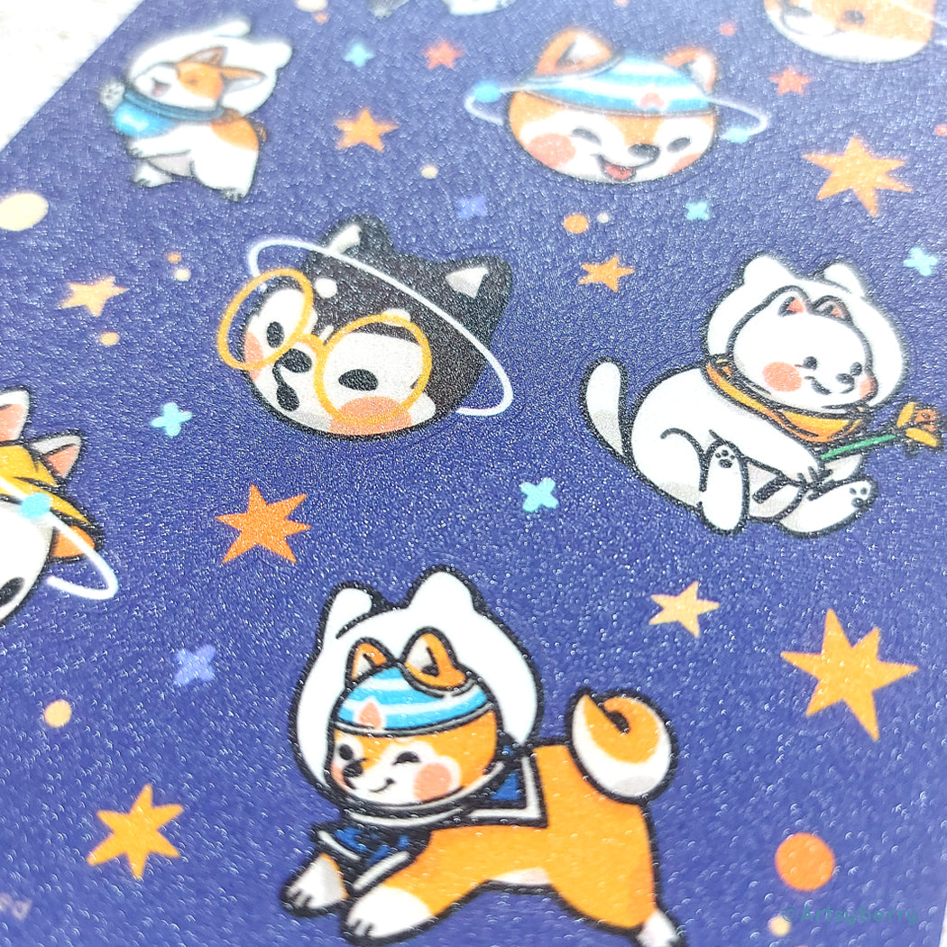 Sparkly Sticker Sheet // Astropals