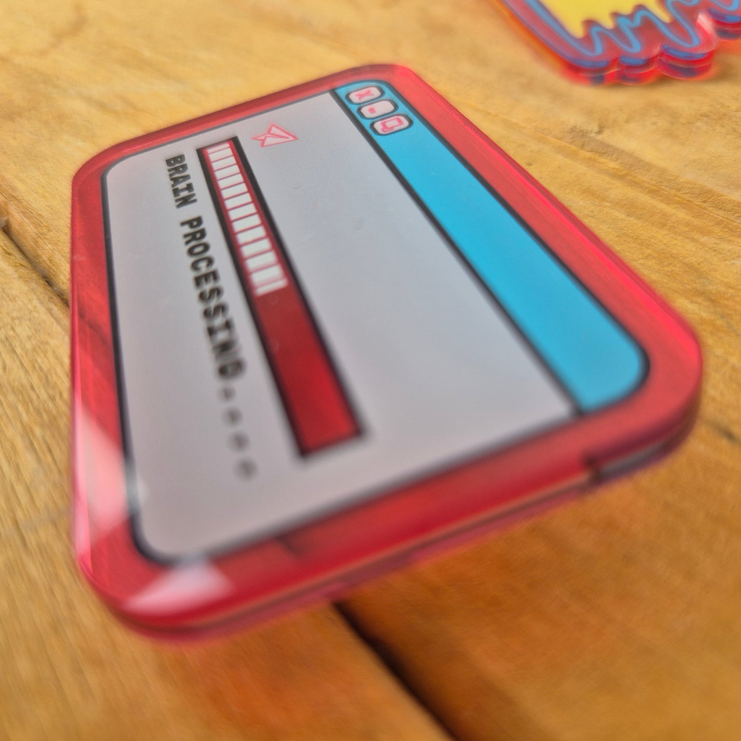 Wizn Art - Brain Processing Pin