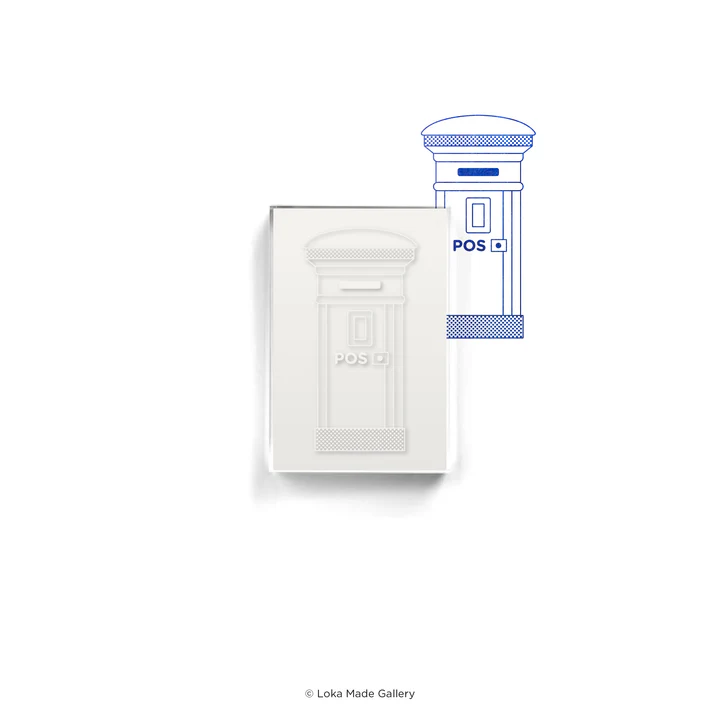 1,2,Chop! Pos Stamp - Acrylic Stamp
