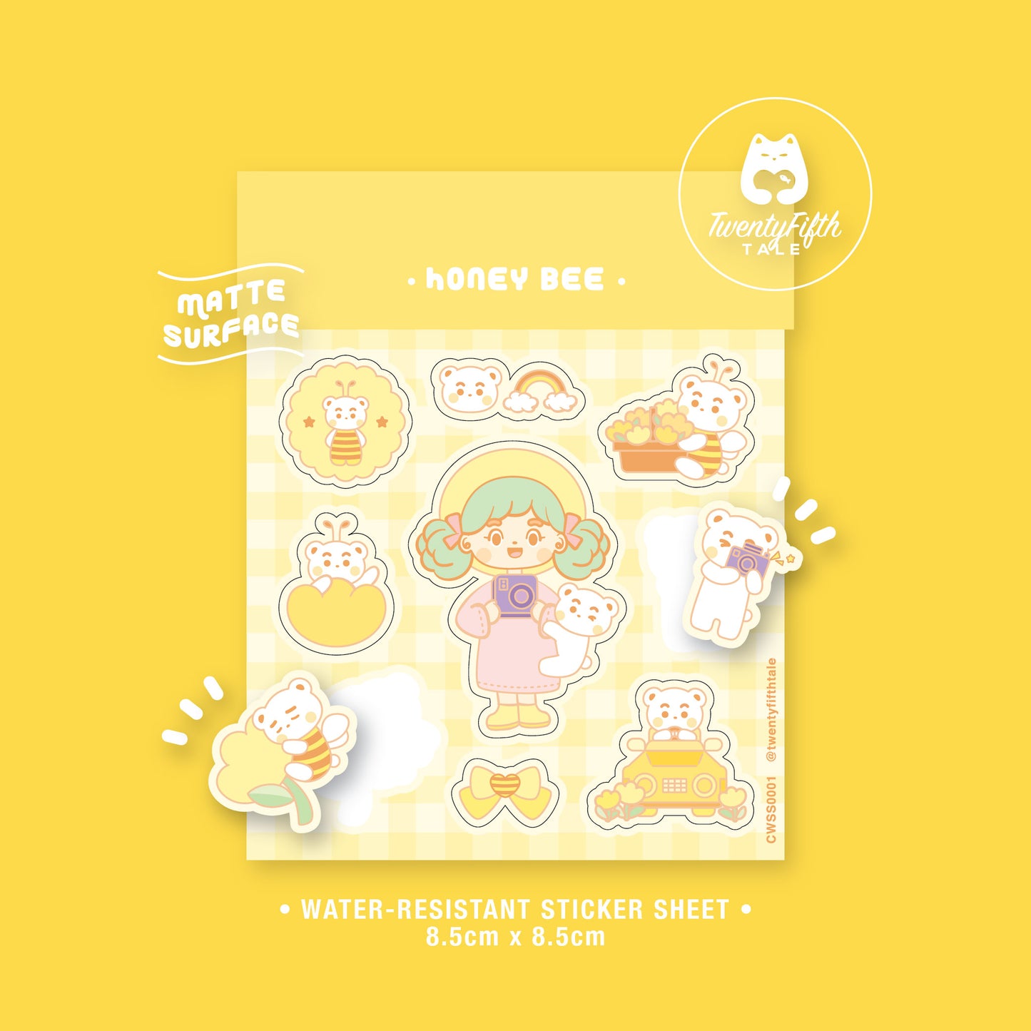 Chibi Wonderland Sticker Sheet | Honey Bee