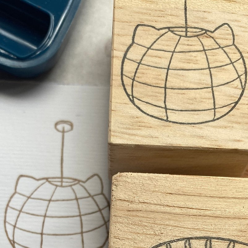 Catdoo rubber stamp - Cat ceiling light (CD2580082)