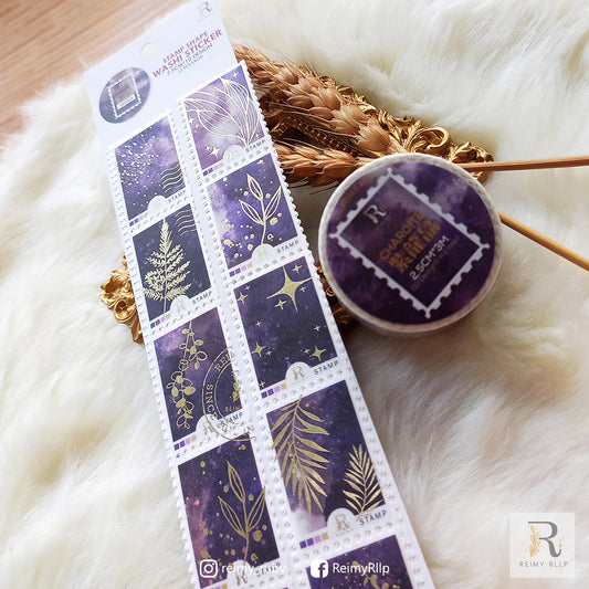 reimy RLLP - Stamp Washi - Charoite