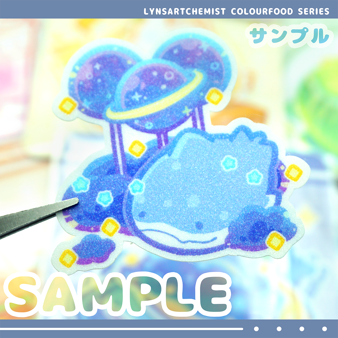 Colourfood Series (Rainbow) Sticker Pack | Blue