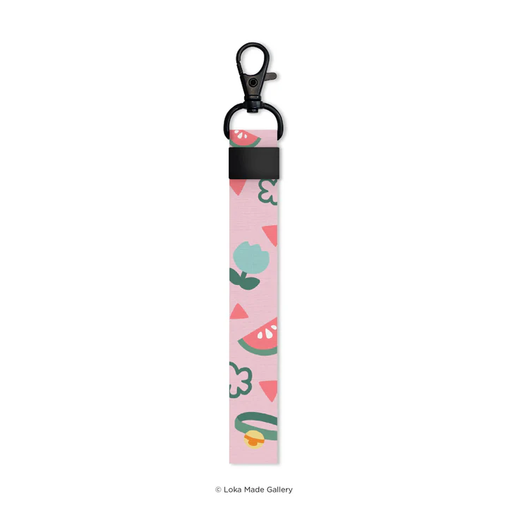Comeow Strap 'Pink Watermelon' - Short Lanyard