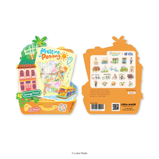 Doodle Land: Melting At Penang 2 - Deco Sticker