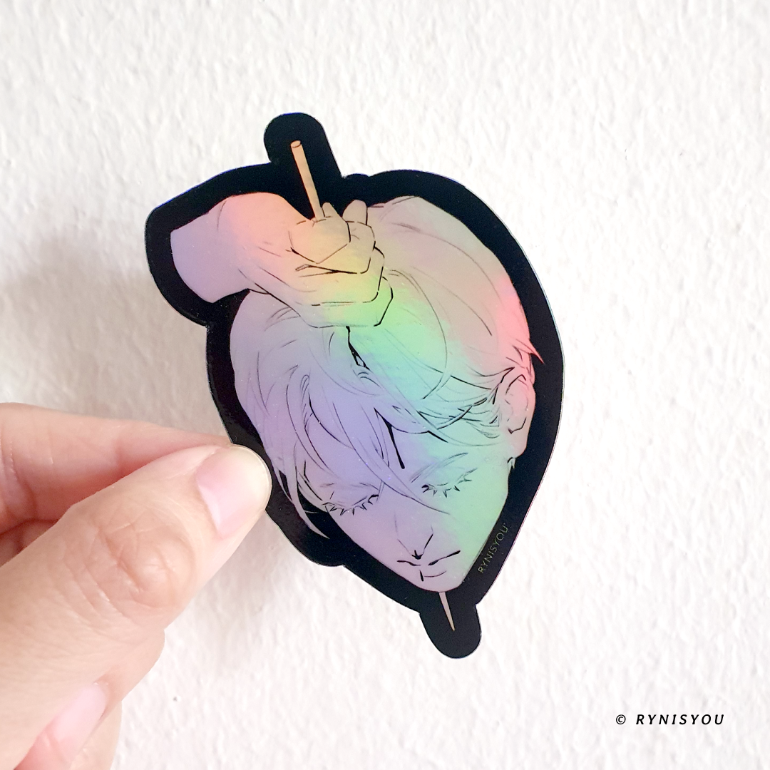 Dango Waterproof Holographic Vinyl Sticker
