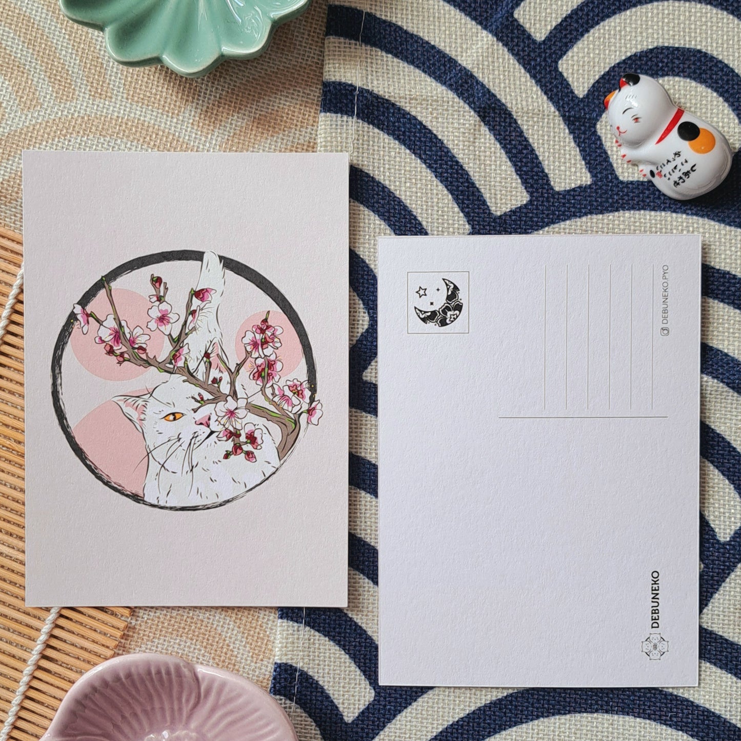 Sakura A6 Postcard