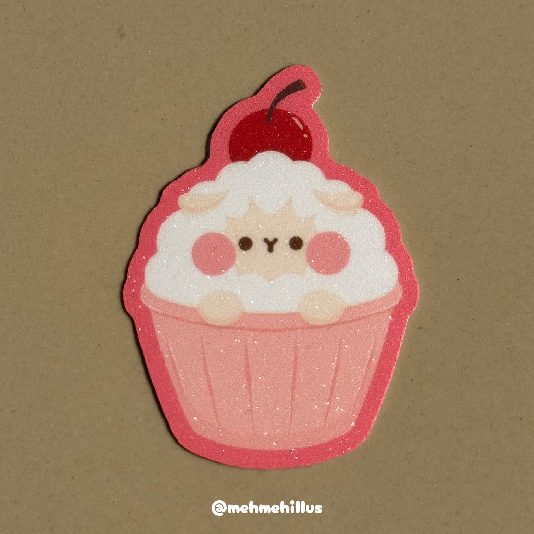 mehmeh | Die cut Sticker - Cupcake