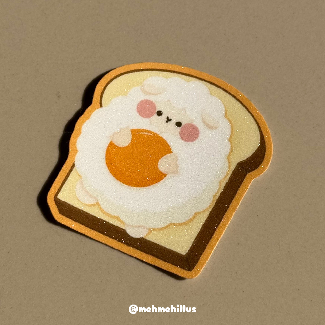 mehmeh | Die cut Sticker - Egg Toast