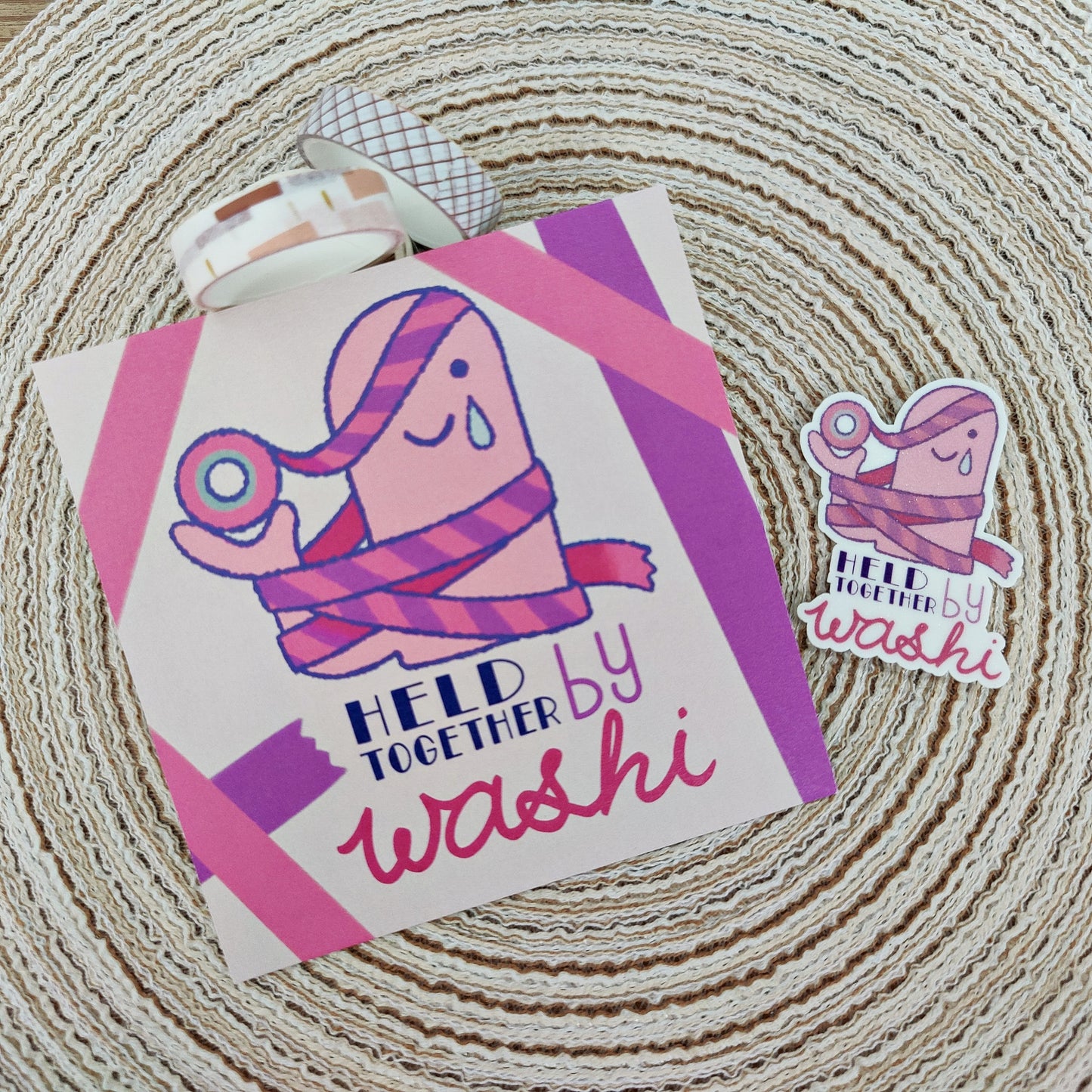 Held Together by Washi Print