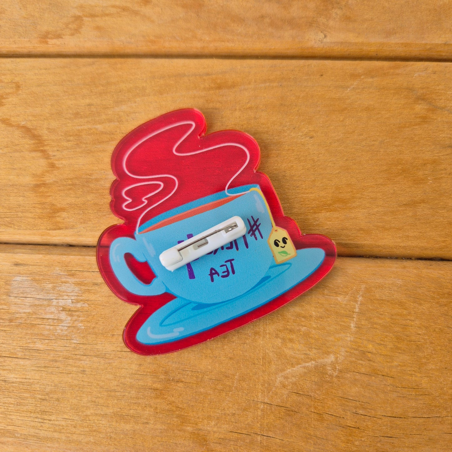 Wizn Art - Here for Tea Pin