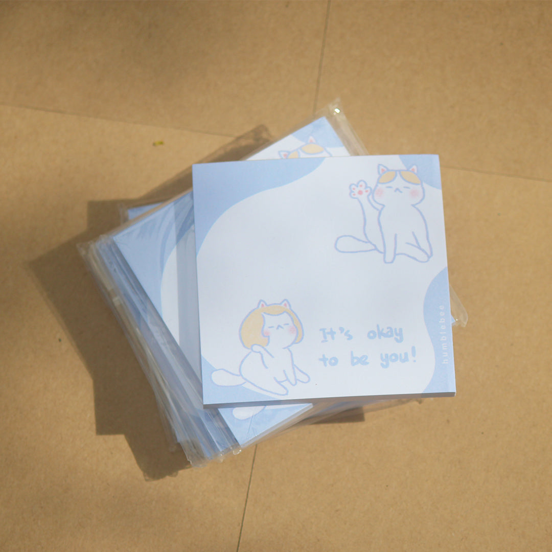 It's Okay to Be You Memo Pads with easels