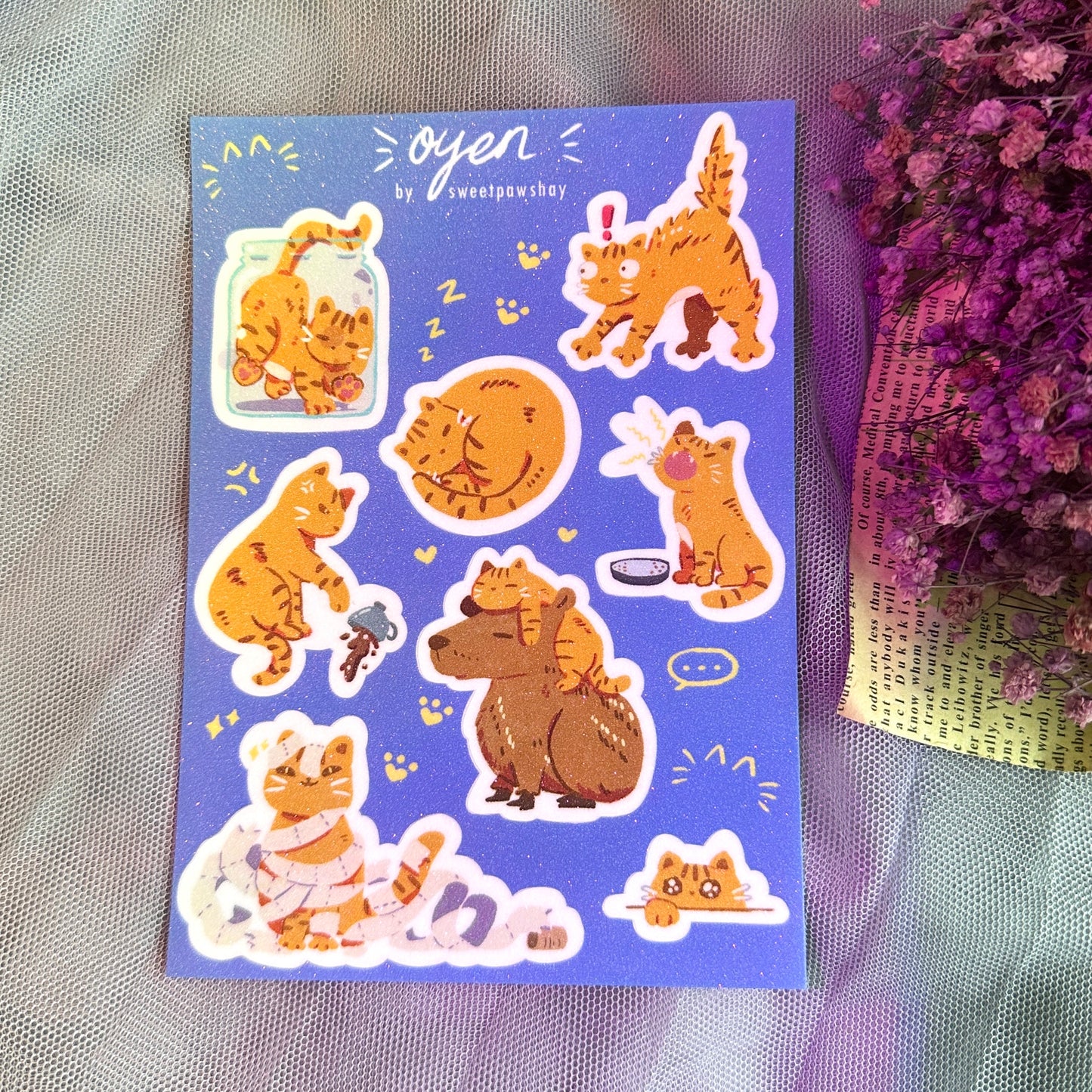 sweetpawshay - Oyen sticker sheet