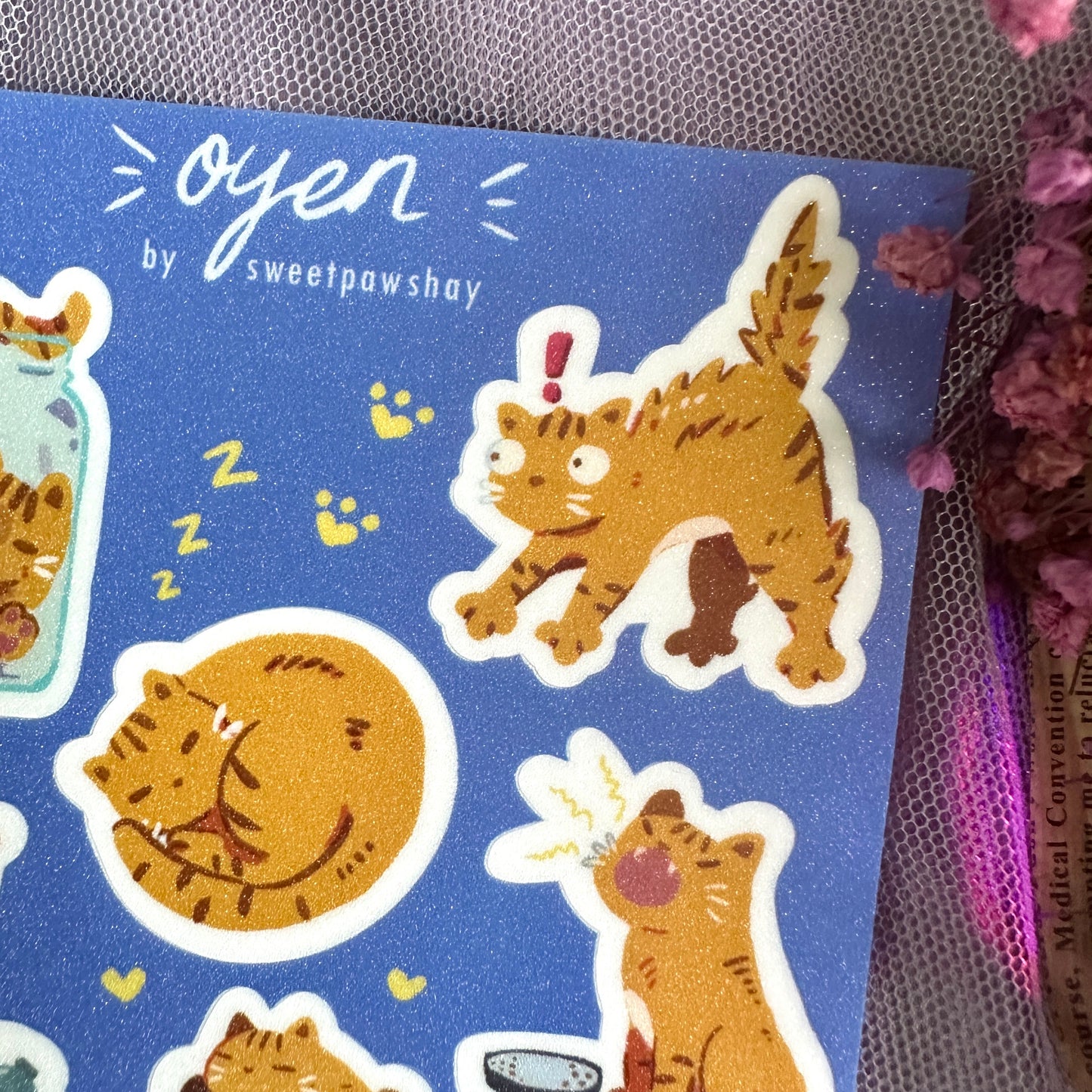 sweetpawshay - Oyen sticker sheet
