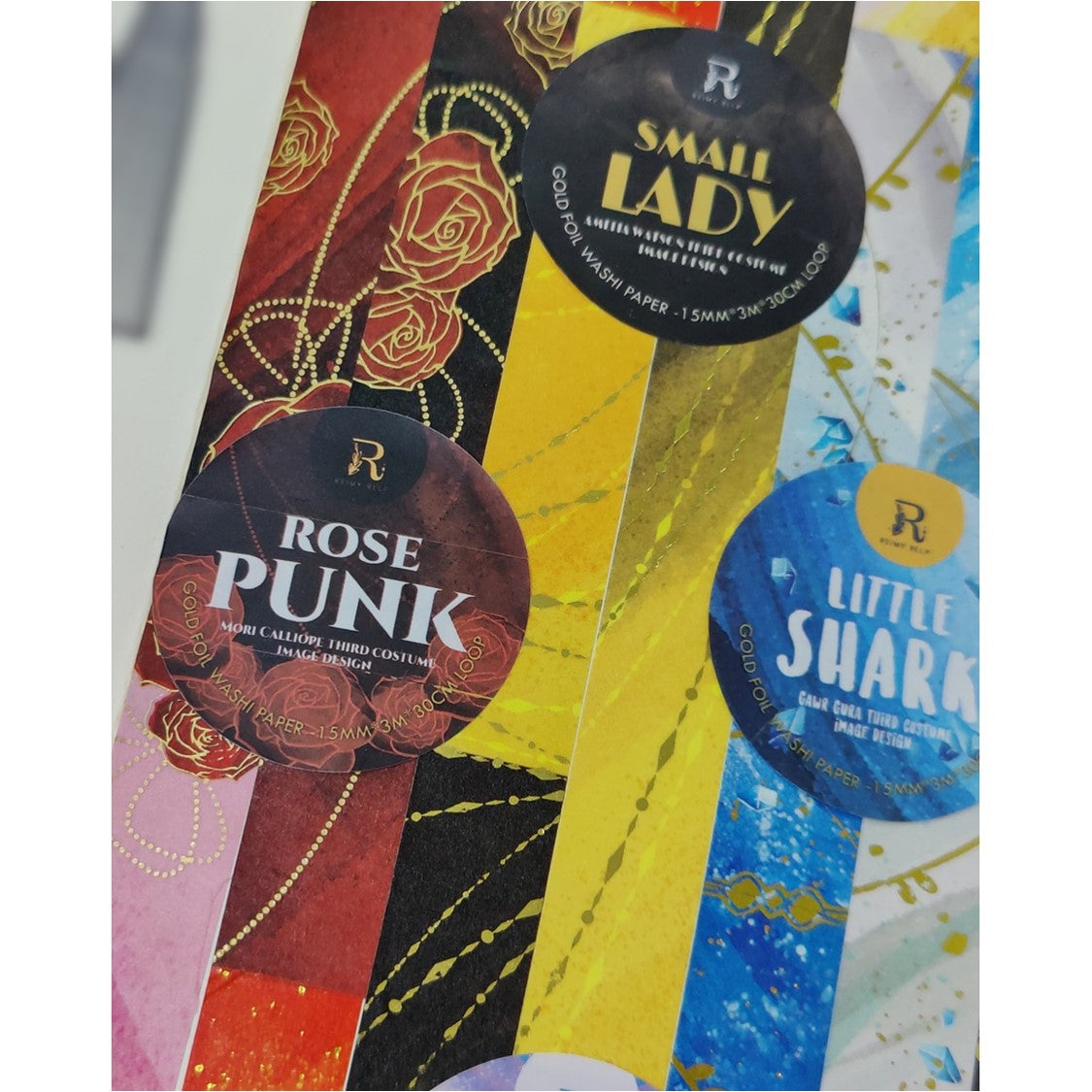 Gold Foil Washi Tape / Little Shark