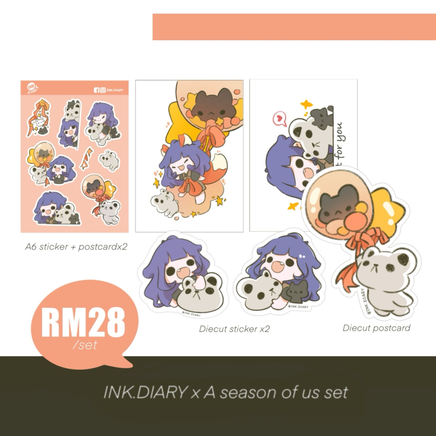 INK.DIARY x A season of us set