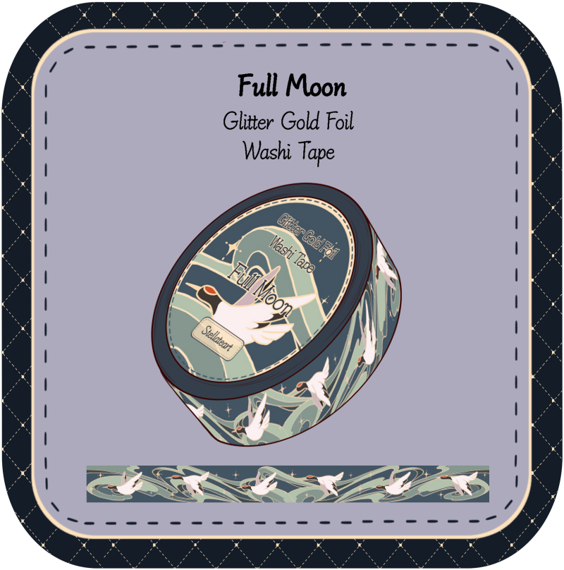 Full Moon Washi Tape