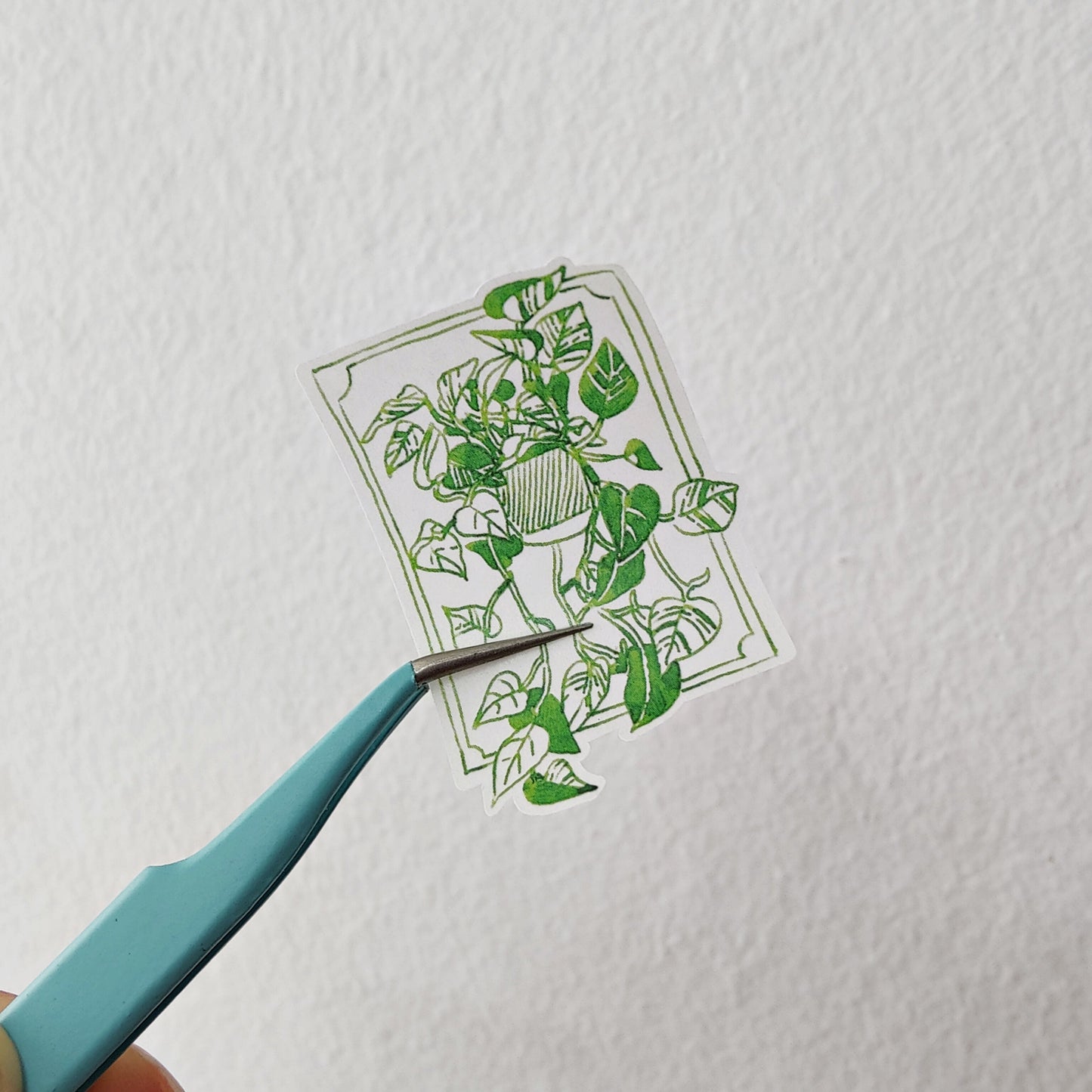 Inky Plants Breeze Washi A6 Sticker Sheet