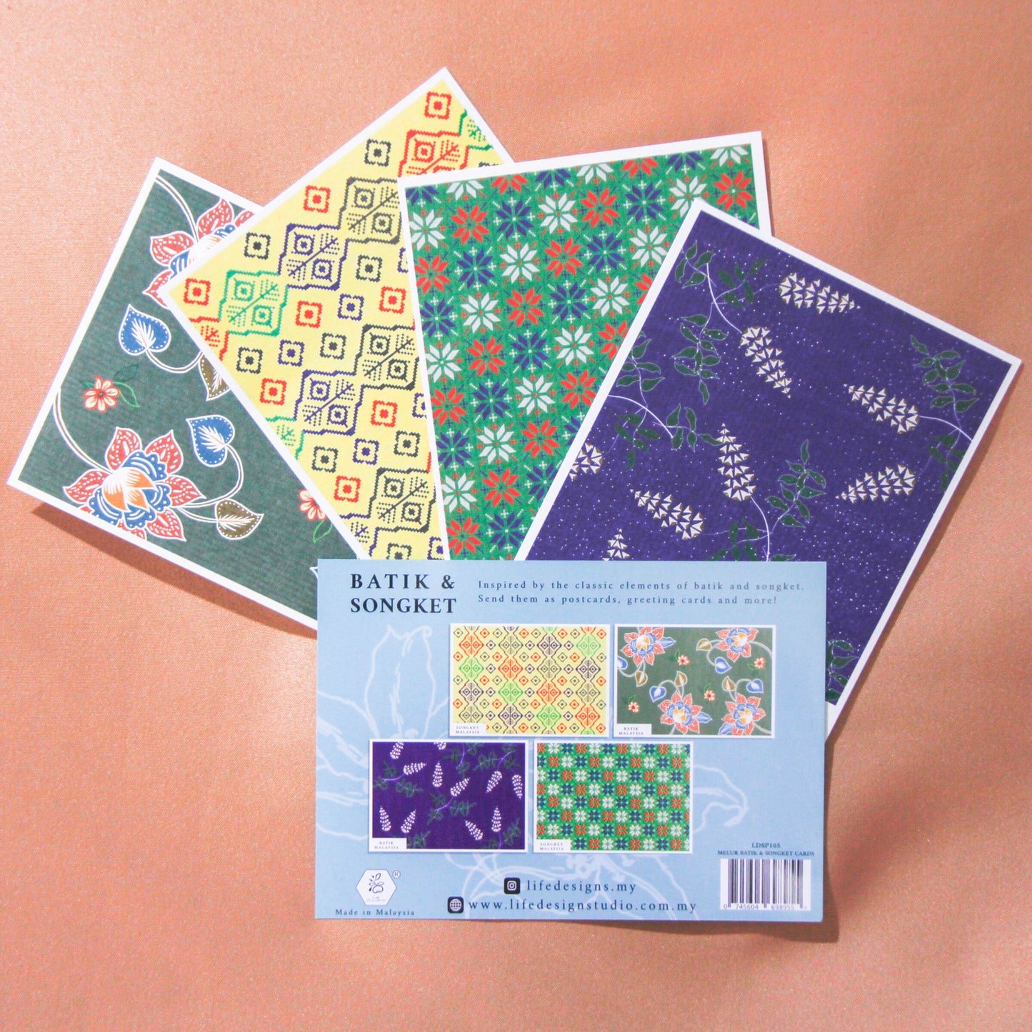 Melur Batik & Songket Cards
