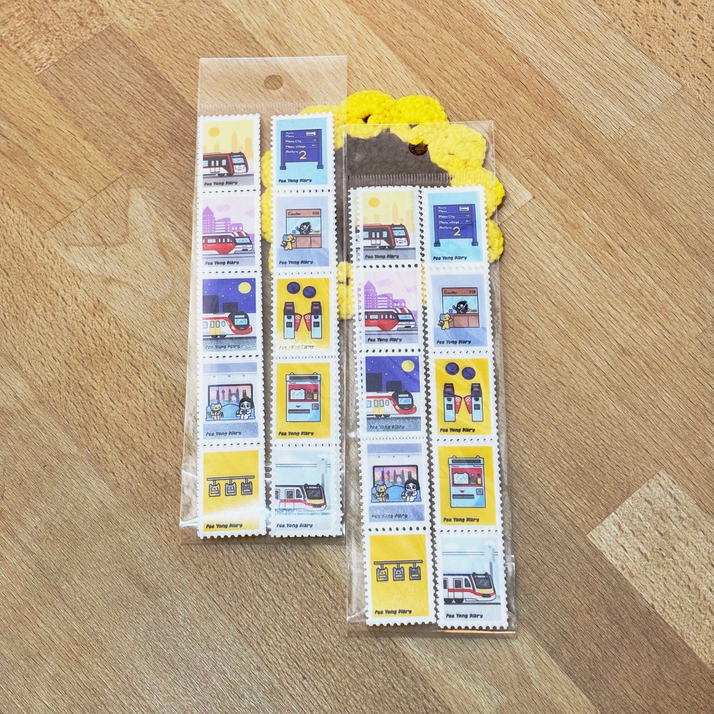 Pee Yong Diary - Malaysia Train Stamp Washi Tape