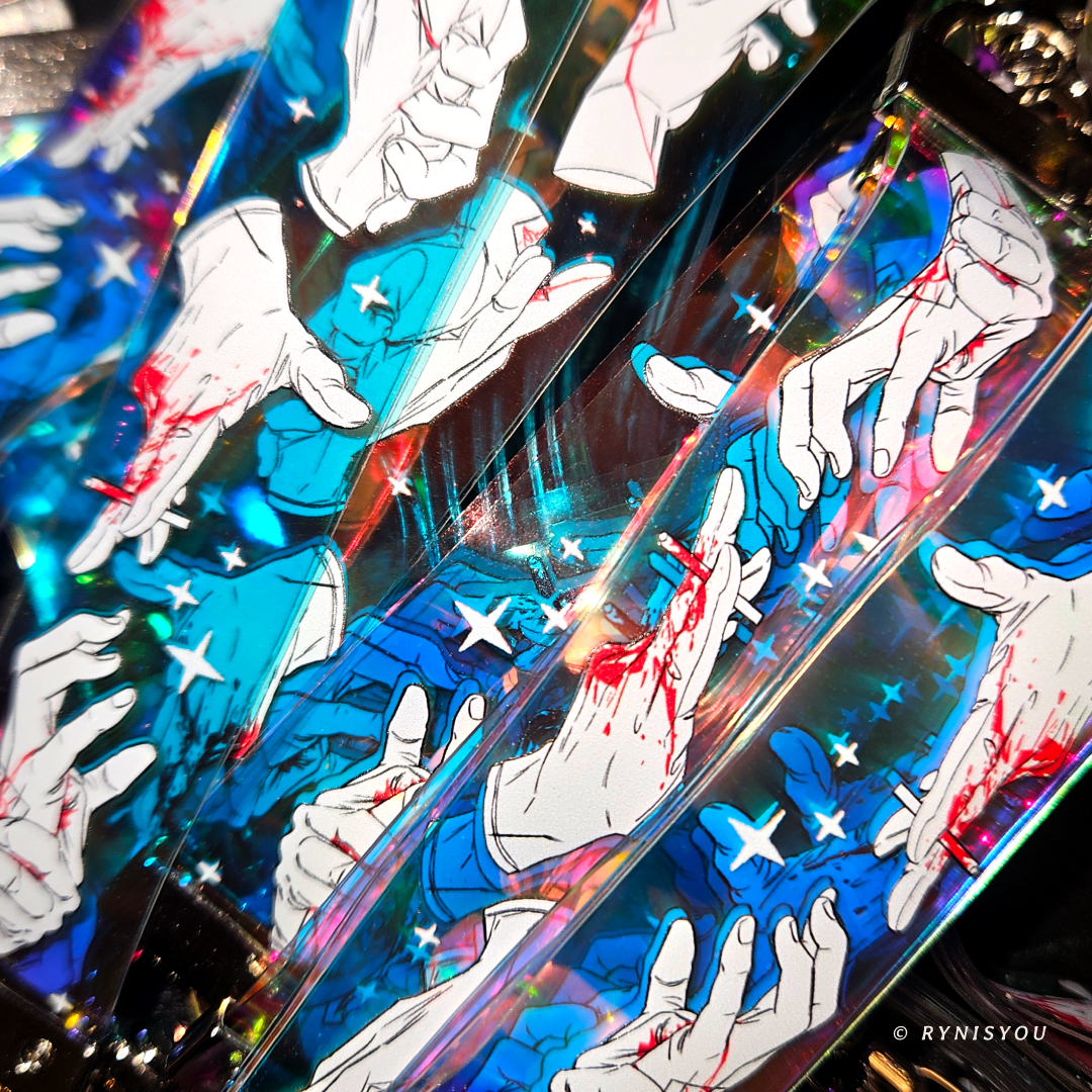 hands ② Holographic Lanyard