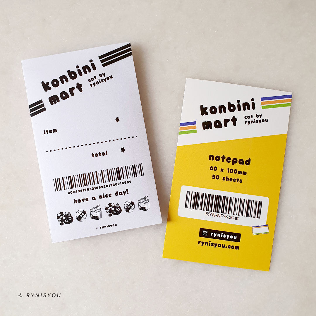 Konbini Mart Cat Notepad