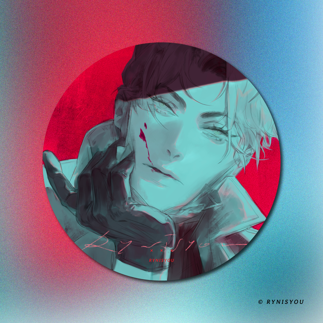 504 Waterproof Vinyl Sticker - Round 3" / 76.2mm