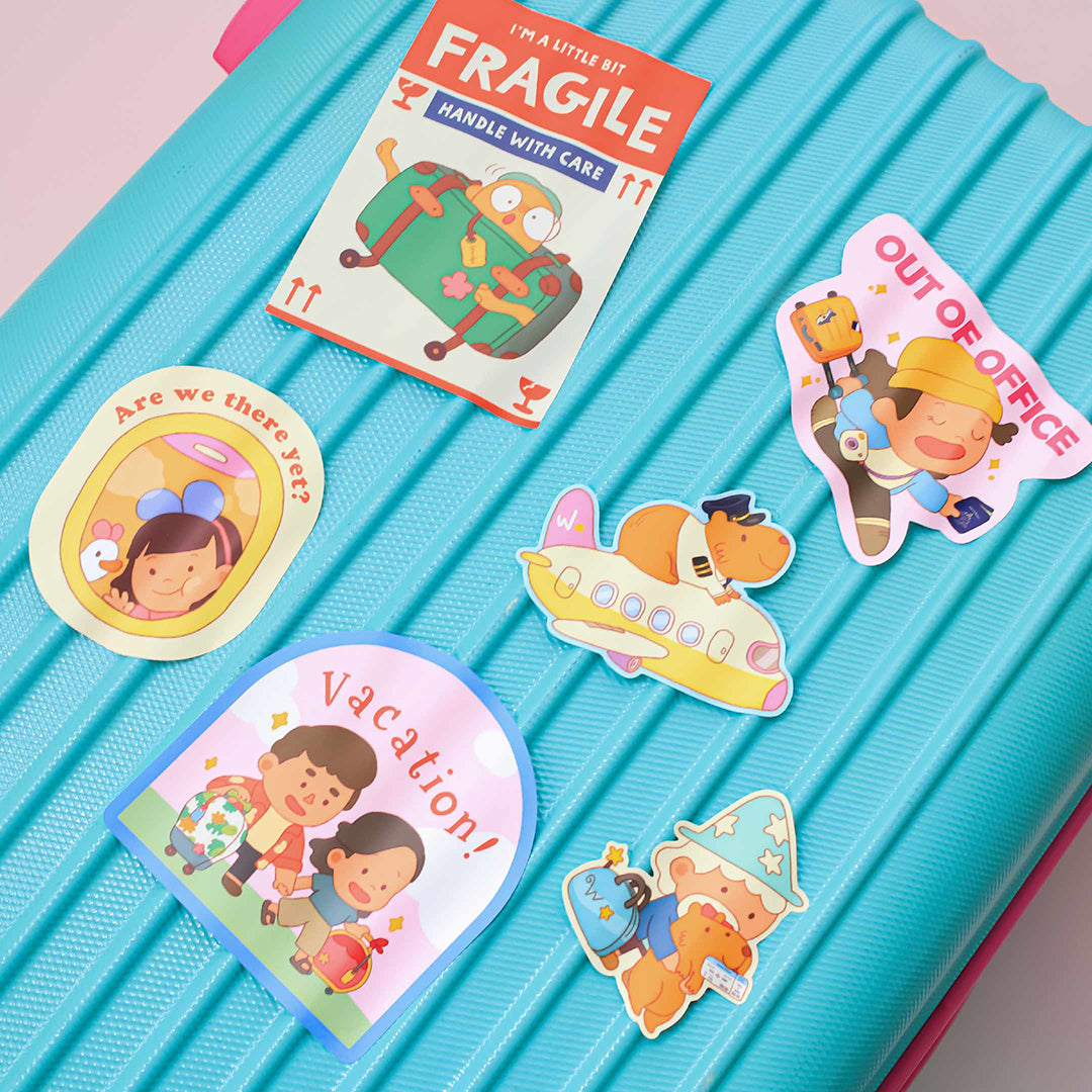 Sticker Pack - Travel Luggage