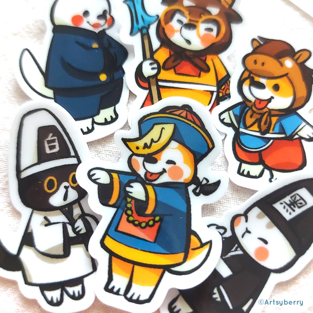 Waterproof Stickers // Spooky Spoopies