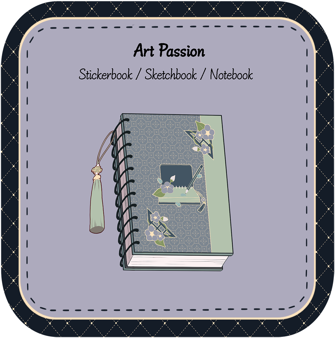 Art Passion B5 Sketchbook | Stickerbook