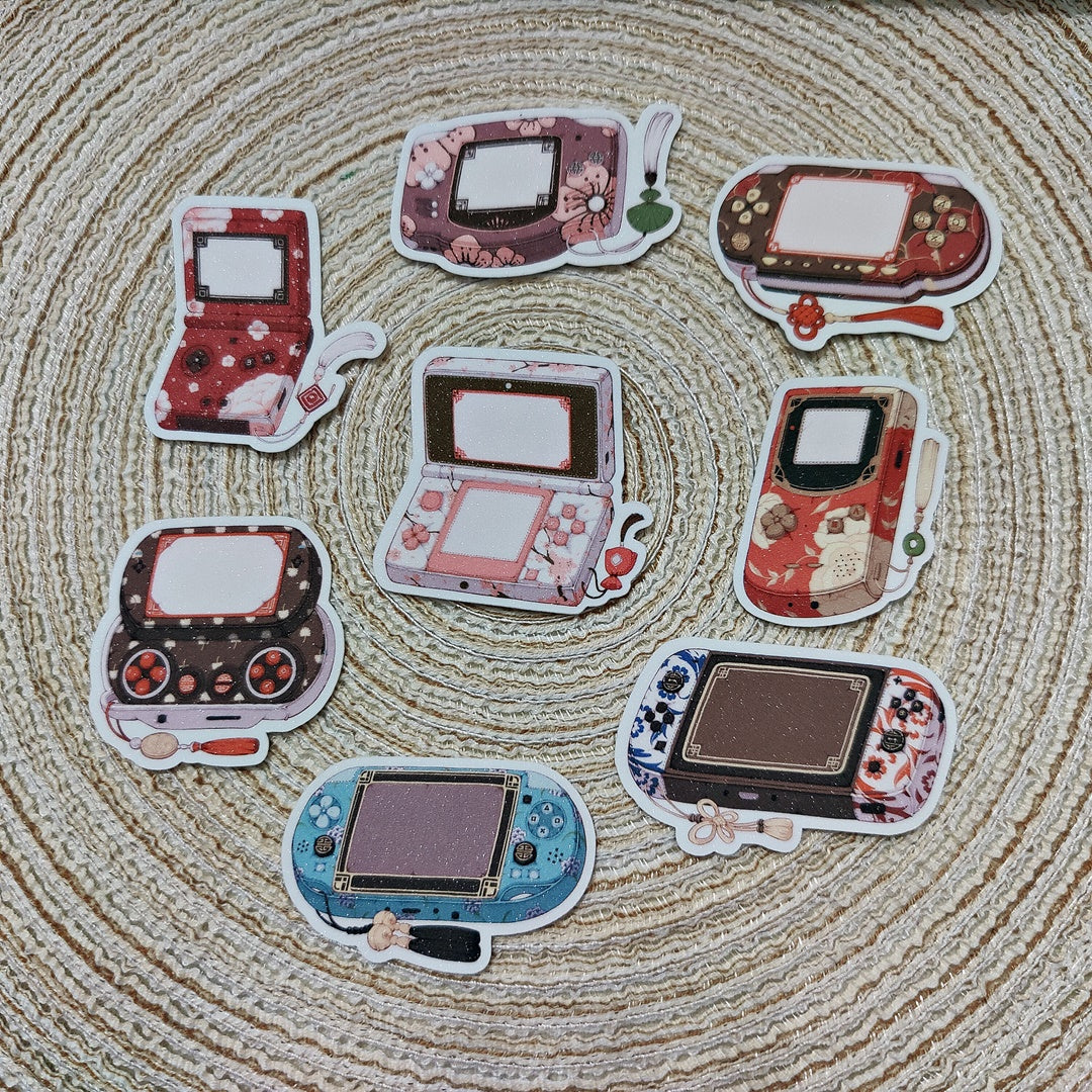 Oriental Floral Console Sticker Set