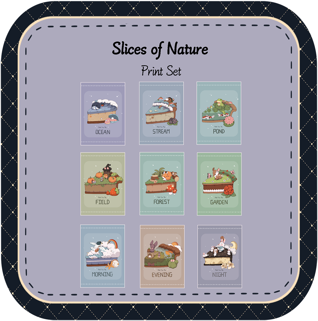 Slices of Nature Print Set