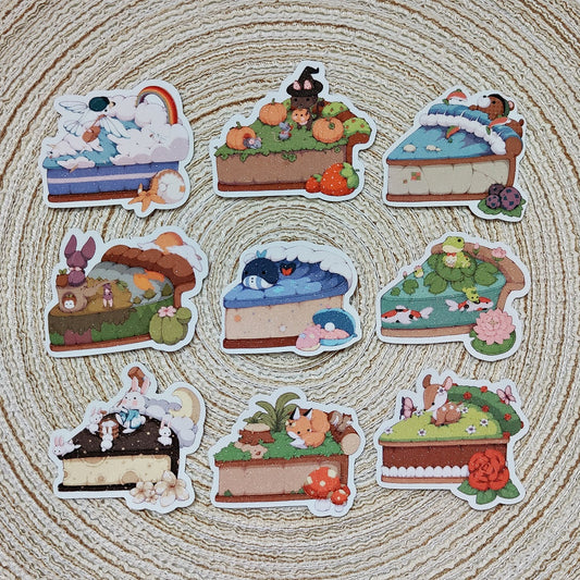 Slices Of Nature Sticker Set