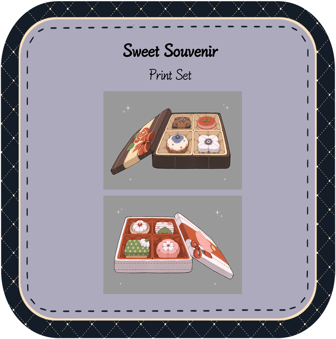 Sweet Souvenir Print Set