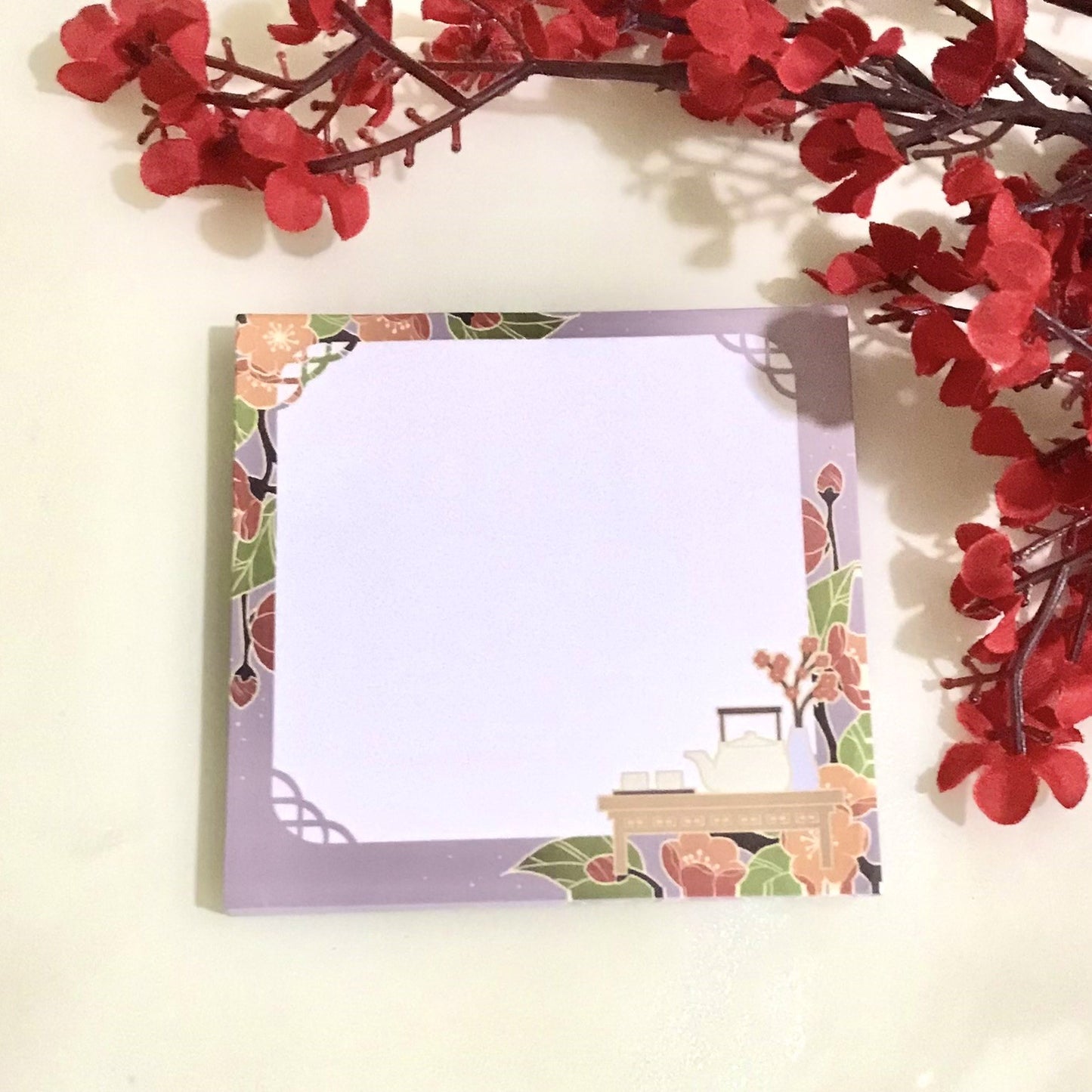 Tea Set Memo Pad