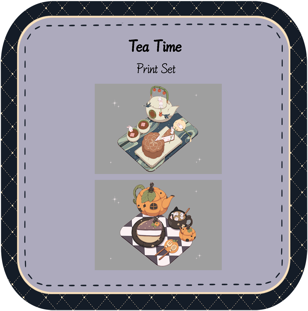 Tea Time Print Set