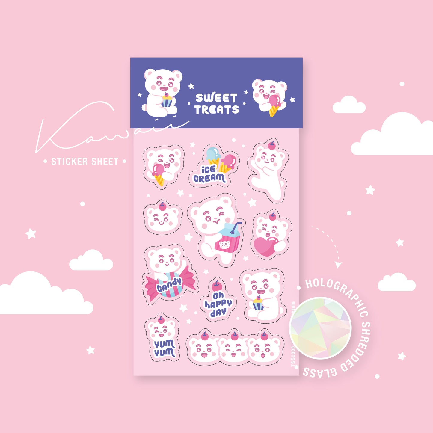 Themed Sticker Sheet | Sweet Treats