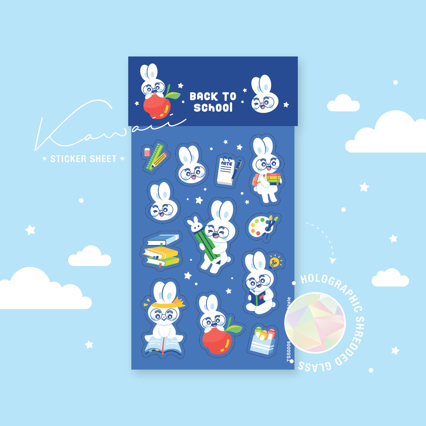Themed Sticker Sheet | Back To School