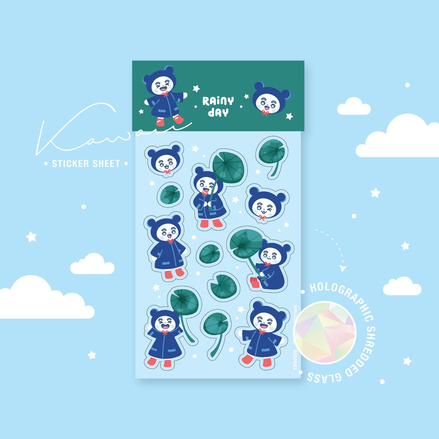 Themed Sticker Sheet | Rainy Day