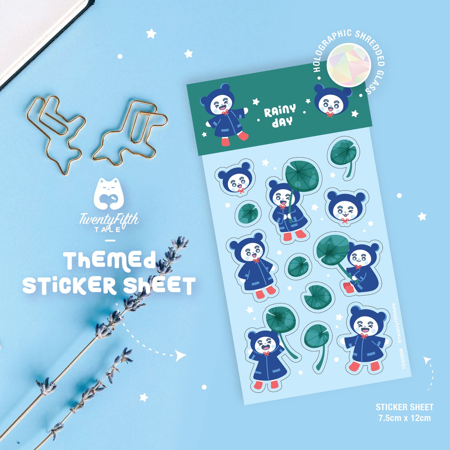 Themed Sticker Sheet | Rainy Day