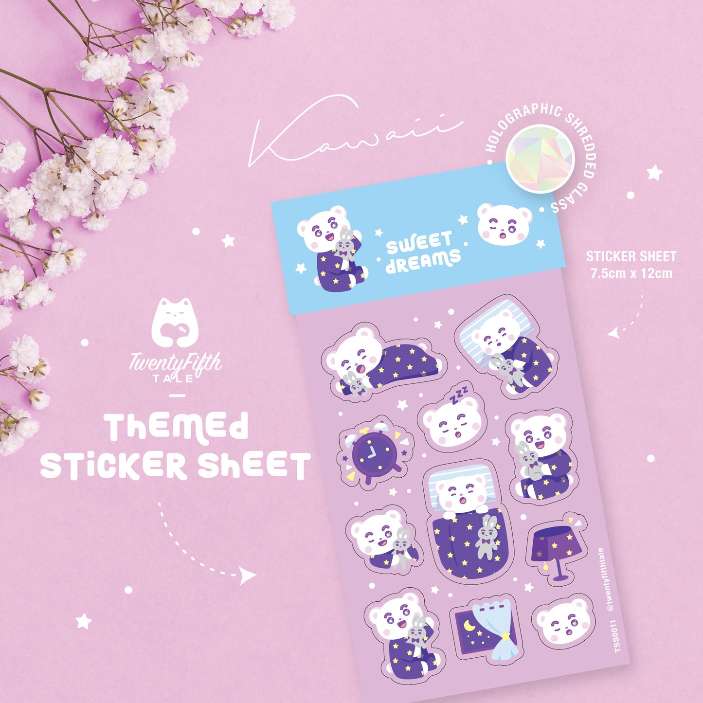 Themed Sticker Sheet | Sweet Dreams